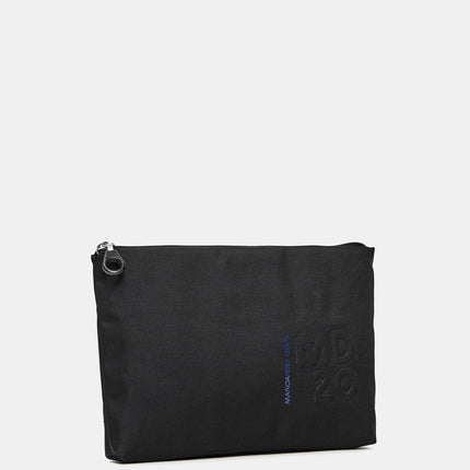 Pochette con Zip in Tessuno Nero QMMN9 MD20 VANITY BLACK Mandarina Duck 