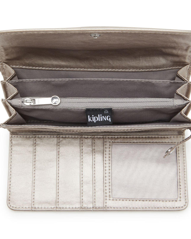 Portafoglio Lungo Donna MONEY LAND METALLIC GLOW Kipling 