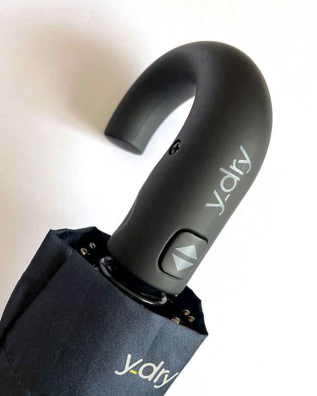 Ombrello Corto Apri Chiudi con Manico Blu - MARIO SPATARELLA