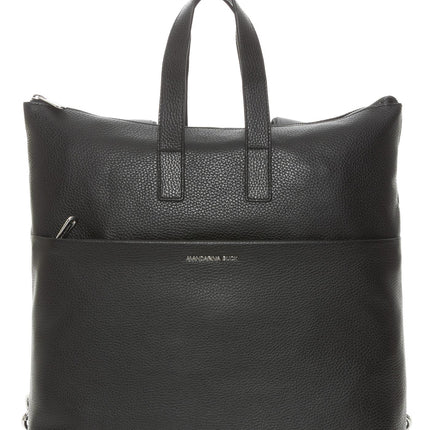 Zaino Hand Bag in Pelle Nera MWT03 MELLOW URBAN BLACK 001 Mandarina Duck 