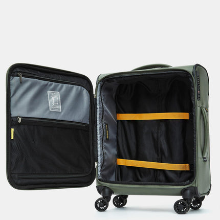 Trolley Bagaglio a Mano Softy Verde 4 Ruote OSV01 ECO COATED PINE GREEN Mandarina Duck 