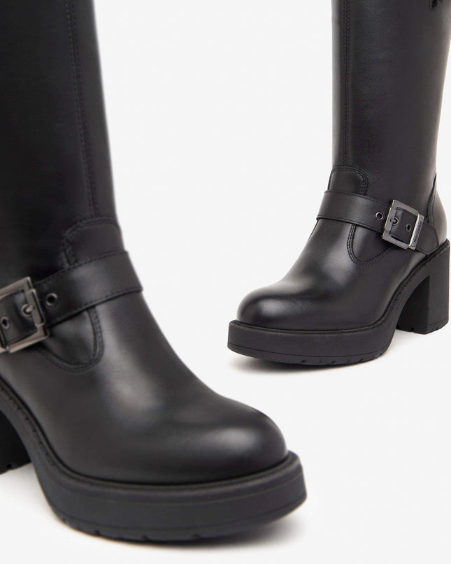 Stivali Donna Tacco Pelle Nero I411997D NERO 100 Nero Giardini 