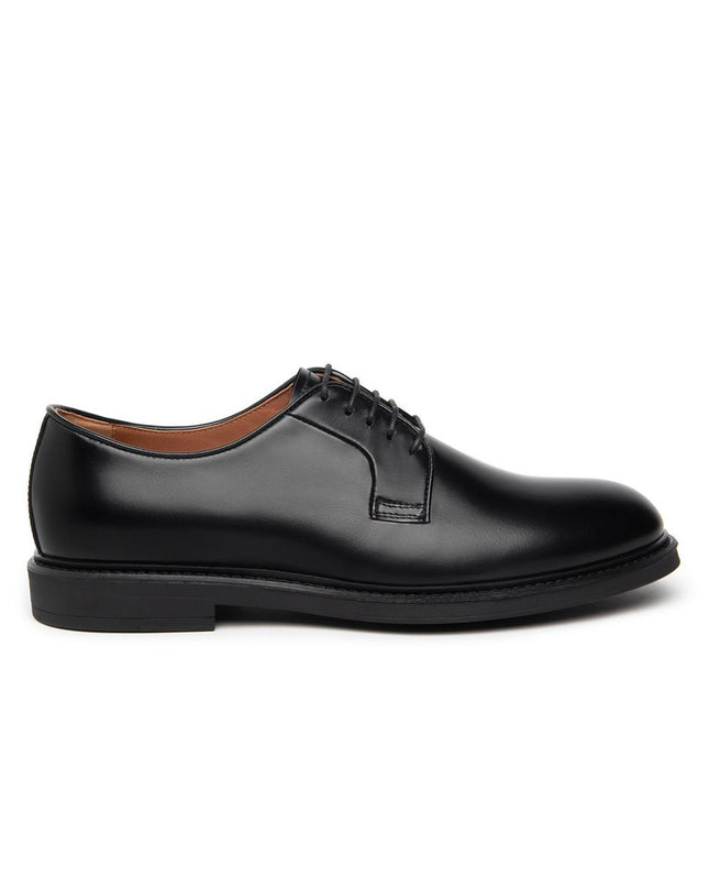 NeroGiardini Francesina Stringata Derby Uomo in Pelle Nera E500601U NERO 100 Nero Giardini 