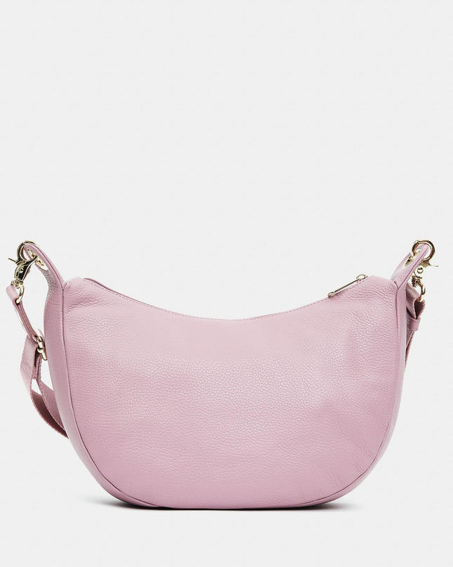 Mandarina Duck Borsa in Pelle Lilla con Tracolla FZT03 MELLOW LEATHER LILAC ROSE Mandarina Duck 