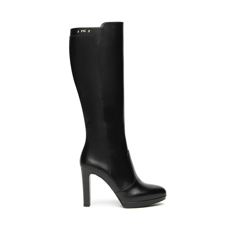 Nero Giardini Stivali Donna Tacco Alto e Plateau in Pelle Nero I514511DE NERO 100 Nero Giardini 