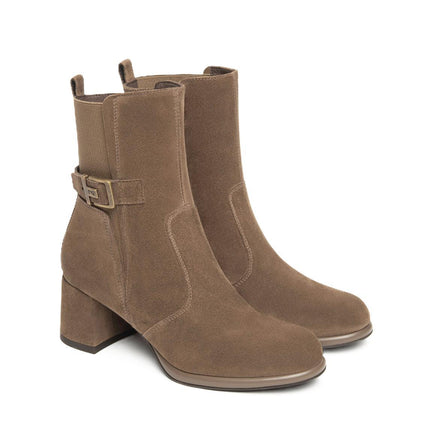 Nero Giardini Stivaletti Donna con Tacco in Camoscio Spago I514310D SPAGO 427 Nero Giardini 