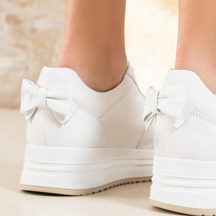 Nero Giardini Sneakers Donna in Pelle Bianca E306371D BIANCO 707 Nero Giardini 
