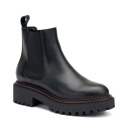 Stivaletti Frau Chelsea Donna in Pelle Nero - MARIO SPATARELLA