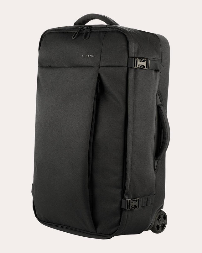 Trolley Medio Due Ruote in Tessuto Nero TUGO TROLLEY MEDIUM BLACK Tucano 