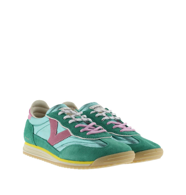 Victoria Sneakers Bassa Donna Urban City Running Metallizzato 1158111 SATURNO NYLON JADE Victoria 