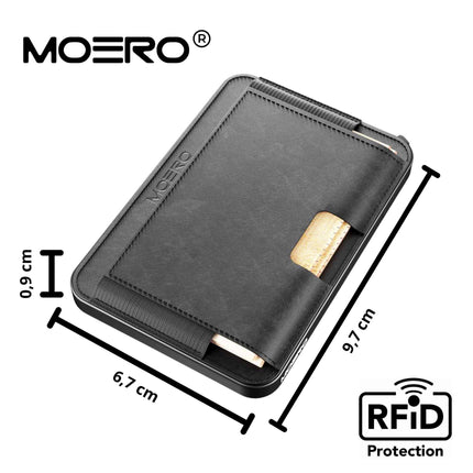 Moero M2 Black Portafoglio Slim M2 BLACK CARD BLACK Moero 