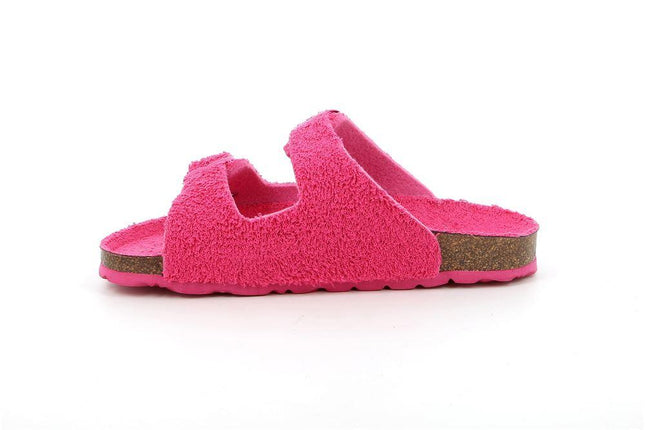 Ciabatta Sughero Doppia Fibbia CB3025 SARA FUXIA Grunland 