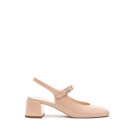 Nero Giardini Chanel Sling Back in Vernice Cipria E512341D CIPRIA 614 Nero Giardini 