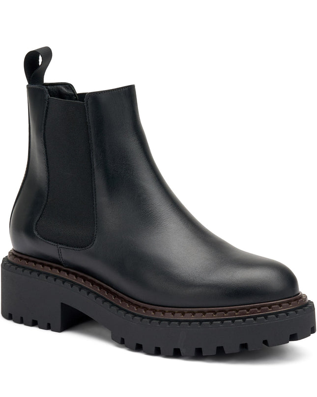 Stivaletti Frau Chelsea Donna in Pelle Nero 78L3 TRESOR BLACK Frau 