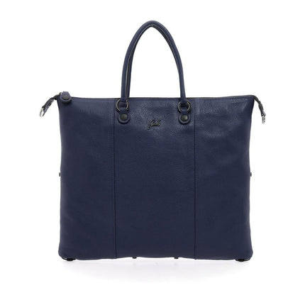 Gabs Borsa Icon Trasformabile in Pelle Blu con Tracolla G3 PLUS TG L INCHIOSTRO Gabs 
