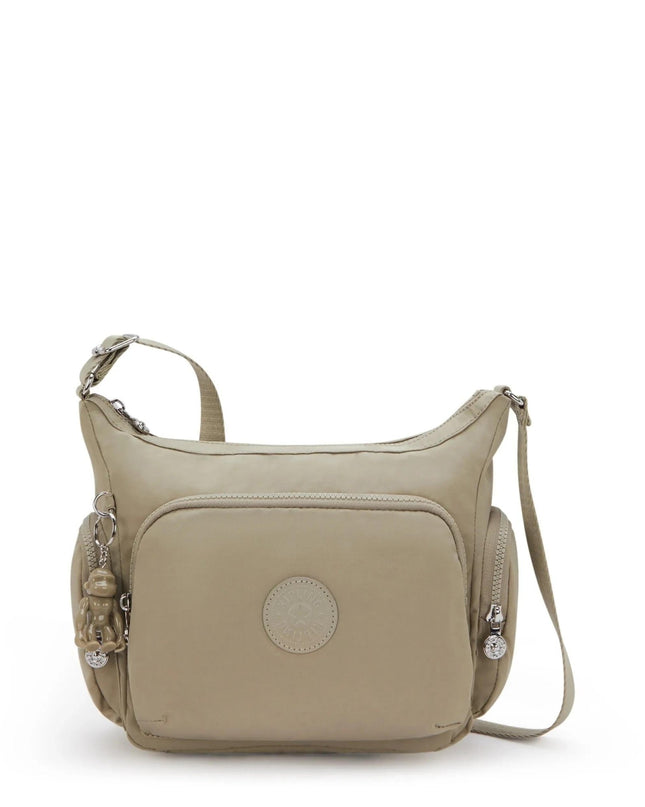 Kipling Borsetta Tracolla Multitasche in Tessuro Beige - MARIO SPATARELLA