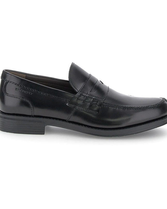Stonefly Mocassini Uomo College in Pelle Nero 211972 BLISS BLACK Stonefly 