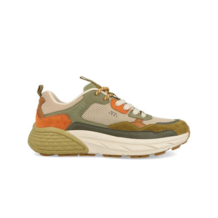 Jeep Sneakers Uomo Camoscio Multicolor Salvia GROOVE MESH U SAGE Jeep Footwear 