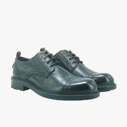 Francesina Uomo in Pelle Nera FREEDOM DERBY NERO Wrangler 