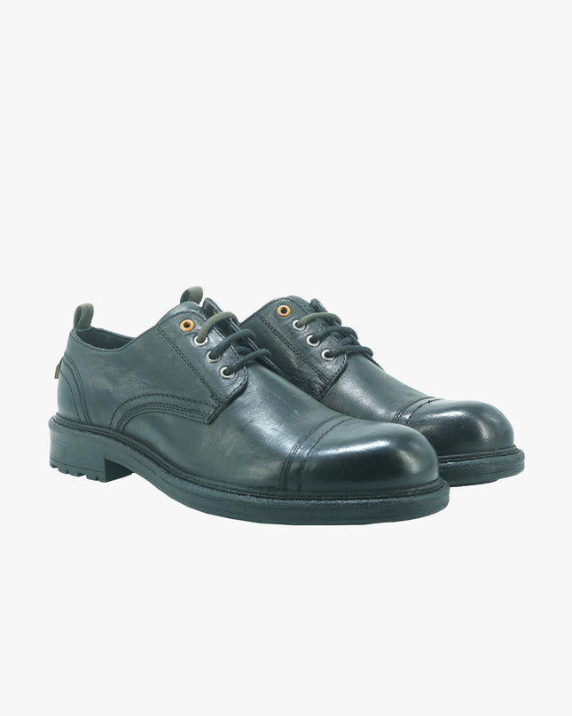 Francesina Uomo in Pelle Nera FREEDOM DERBY NERO Wrangler 