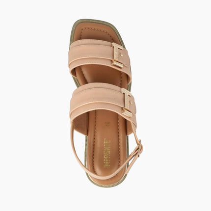 Impronte Sandalo Flat Donna in Ecopelle Nude - MARIO SPATARELLA