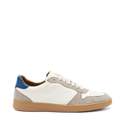 Sneakers Bassa Uomo Pelle Bianco 24S8 CERULEO Frau 