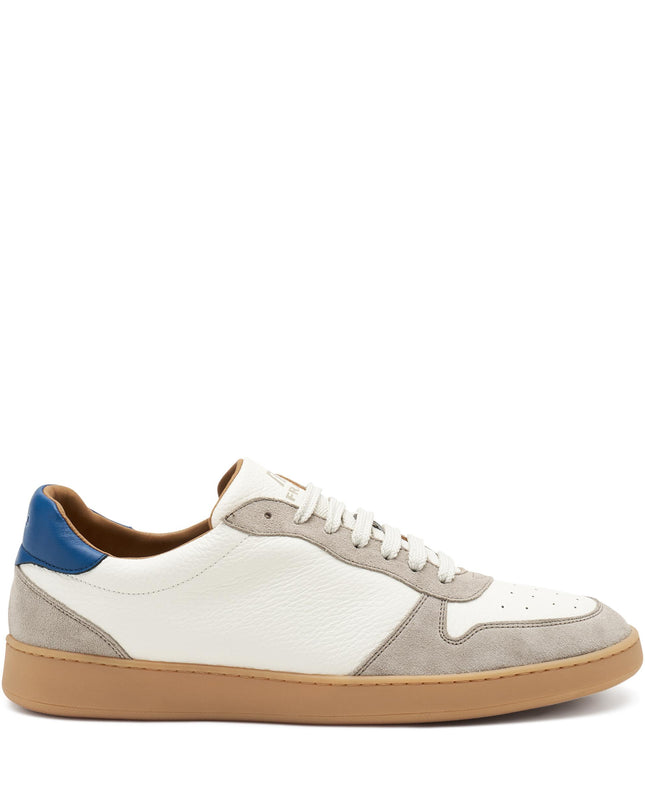 Sneakers Bassa Uomo Pelle Bianco 24S8 CERULEO Frau 