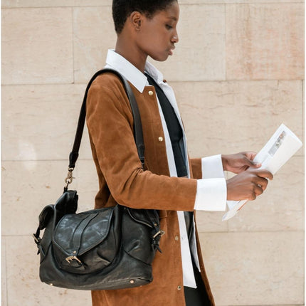 Biba Borsa Donna con Tracolla in Pelle Nera - MARIO SPATARELLA