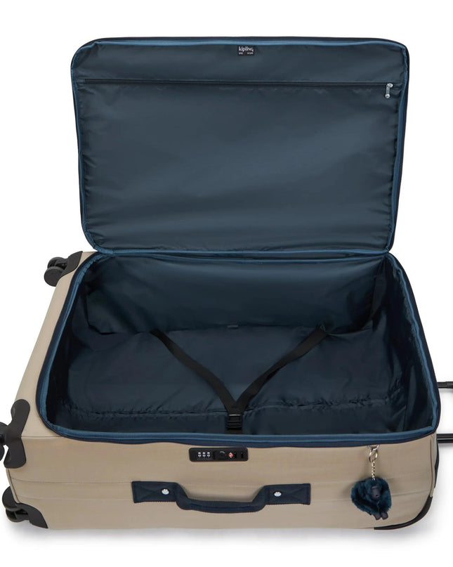 Kipling Trolley Large 4 Ruote in Tessuto Soft Taupe JET L SOFT TAUPE Kipling 