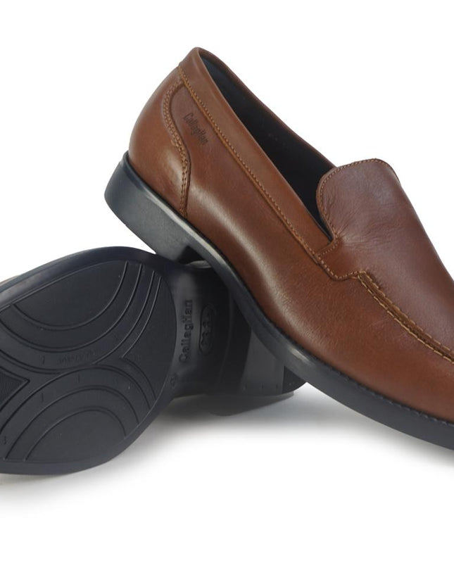 Mocassini Uomo Pelle Marrone 52903 BRIAN CUERO Callaghan 