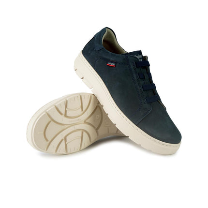 Callaghan Sneakers Uomo Bassa in Pelle Blu con Elastici 60603 ADAPTABLE AZUL Callaghan 