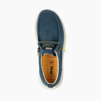 Jeep Wallabee Slip On Uomo in Tessuto Blu KAUAI WALLABEE NAVY Jeep Footwear 