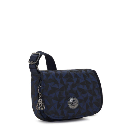 Borsetta Tracolla con Patta LOREEN MINI ENDLESS NAVY JQ Kipling 