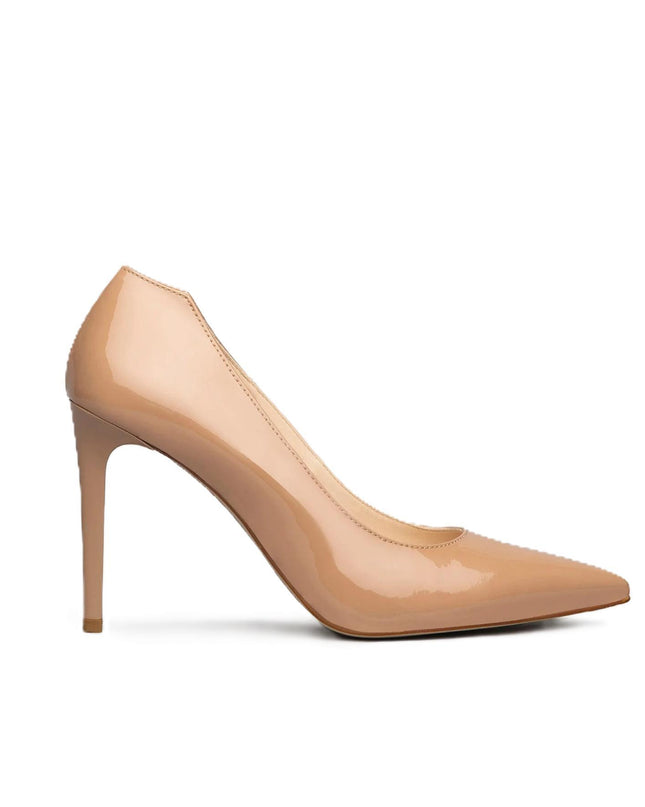 Nero Giardini Decollete Donna Tacco Stiletto in Vernice Nudo - MARIO SPATARELLA