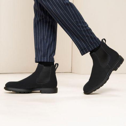 Stivaletti Uomo Camoscio Blu – MARIO SPATARELLA - Main Image