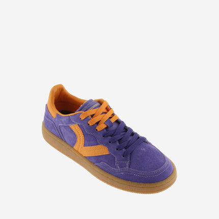 Victoria Sneakers Bassa Donna in Pelle Viola Multi - MARIO SPATARELLA