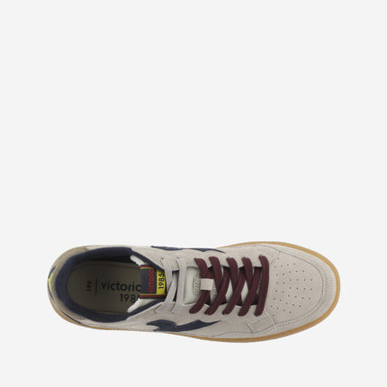 Victoria Sneakers Uomo Bassa in Pelle Taupe Multi 8806111 SMASH U TAUPE Victoria 