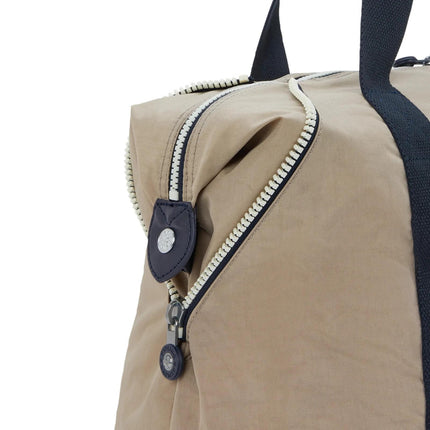 Kipling Borsone Shopper Viaggio in Tessuto Soft Taupe ART M C SOFT TAUPE Kipling 