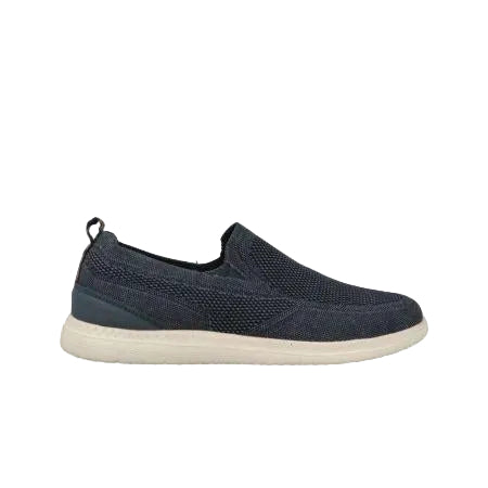Jeep Mocassino Uomo Slip On in Tessuto Blu - MARIO SPATARELLA