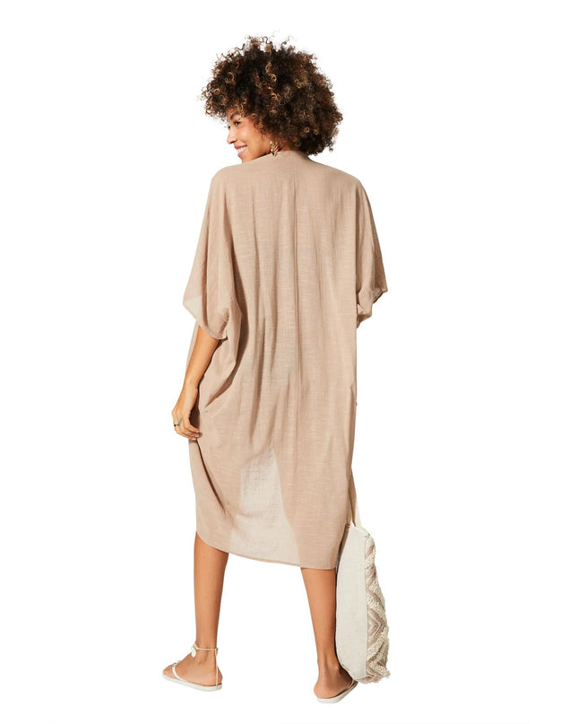 Kimono Estivo Lungo Ecru' KIMONO ESTIVO MBK5004E La Mano Boho 