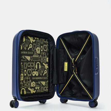 Mandarina Duck Trolley Cabina Bagaglio a Mano Espandibile 4 Ruote Deep Blue - MARIO SPATARELLA