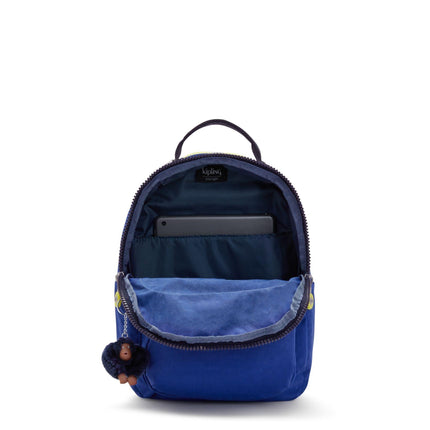 Zaino Porta Computer 11 Pollici Blu Ink SEOUL S BLUE INK COMBO Kipling 