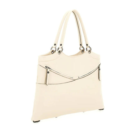 Gabs Borsa a Spalla Trasformabile in Pelle Ecrù con Tracolla ROSALINDE TG M ECRU Gabs 