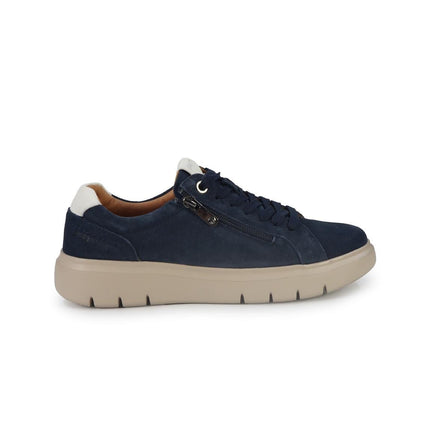 Impronte Sneakers Charms Uomo Lacci e Zip in Camoscio Blu - MARIO SPATARELLA