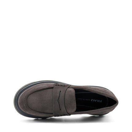 Mocassini Donna Camoscio Grigio 85C1 GRAFITE Frau 