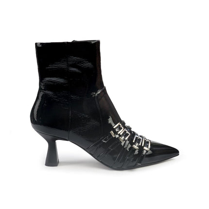 Stivaletti Bruno Premi a Punta in Vernice Nero BM0503 BLACK Bruno Premi 