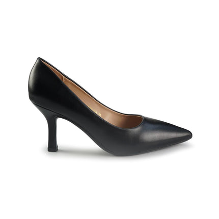 Francesco Milano Decollete a Punta in Pelle Nero A08-01A BLACK Francesco Milano 