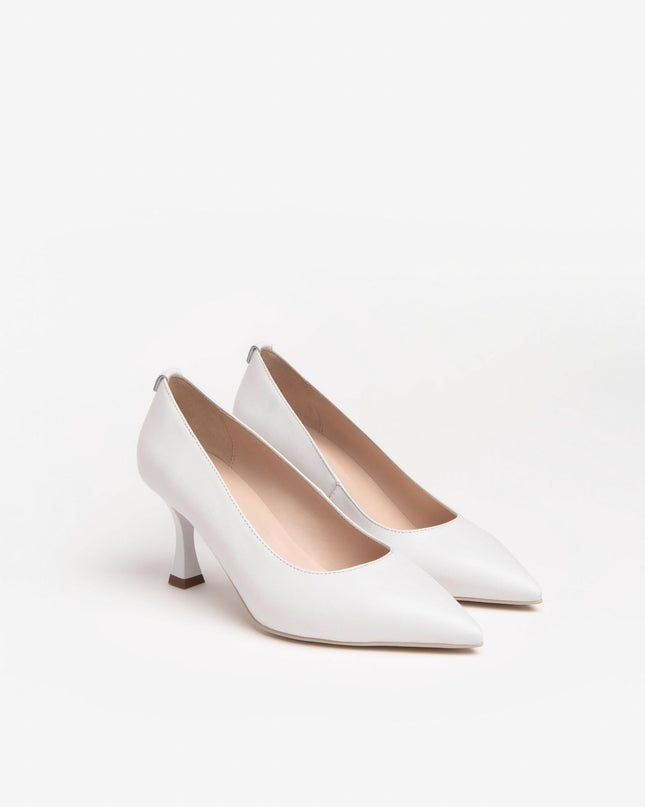 Nero Giardini Decollete Sposa in Pelle Bianco - MARIO SPATARELLA