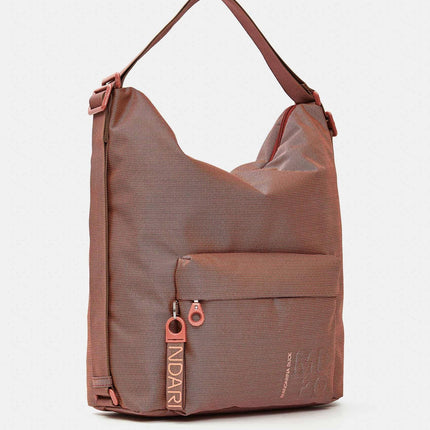 Mandarina Duck Borsa Convertibile Zaino Tessuto Noce Peca QMT09 MD20 PECAN NUT Mandarina Duck 