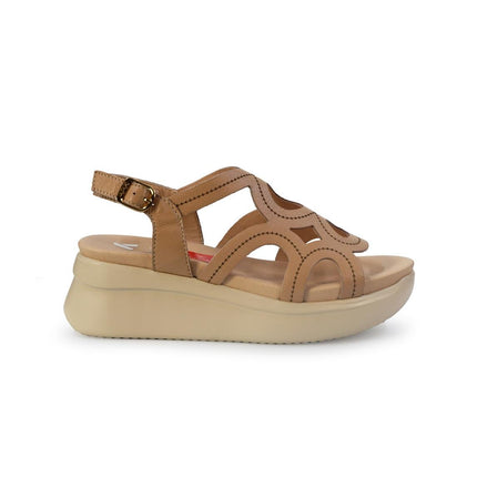 Callaghan Sandali Donna con Zeppa Platform in Pelle Nude Pink 29929 LLANA PINK Callaghan 